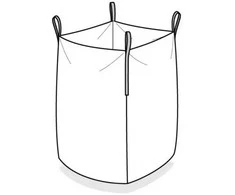 Gsg24 Maišelis BIG BAG atviras patikrintas sertifikatas 90x90x130cm 1000kg