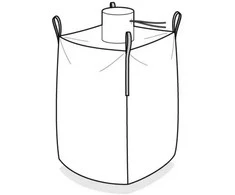 Gsg24 BIG BAG su rankove, patikrintas sertifikatas, 90x90x130cm, 1000kg