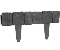 Gsg24 Palisade vejos apvadu imitacinis akmuo STONE 2,5m - pilkas