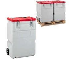 Gsg24 MOBIL BOX 170L pavojingų atliekų konteineris - raudonas