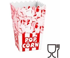 Gsg24 Kartoninė dėžutė PopCorn 7x14,5x9cm MEDIUM 0,75L 100 vnt.
