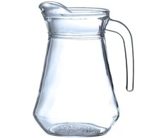 Hendi Stiklinis ąsotis vandeniui, sultims, gėrimams 1,3 l