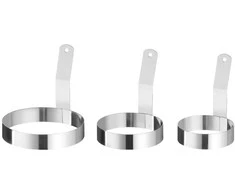 Hendi Žiedinė kepimo forma su rankena, PLIENINĖ, 128 mm skersmens