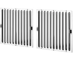 Hendi Prie sienos tvirtinamas gaubtas su absorberiu, prisukamas, PLIENAS 1005x1000x450 mm
