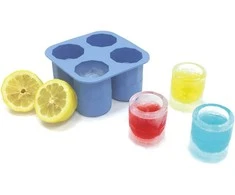 Bar Up Silikono ledo kubelių gaminimo aparatas 4 x LEDO AKINIAI ŠŪTIMS