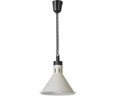 Hendi Kūginė pakabinama maisto šildymo lempa, 275 mm skersmens, 250 W – balta