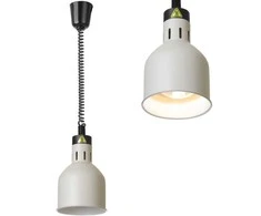 Hendi Cilindrinė pakabinama maisto šildymo lempa, 175 mm skersmens, 250 W - balta