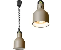 Hendi Cilindrinė pakabinama maisto šildymo lempa, 175 mm skersmens, 250 W - smėlio spalvos