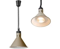 Hendi Kūginė pakabinama maisto šildymo lempa, 275 mm skersmens, 250 W - smėlio spalvos
