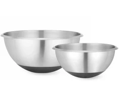 Hendi Plieninis virtuvės dubuo su silikoniniu pagrindu ir 3 litrų talpos matavimo puodeliu. 265 x 125 mm