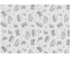 Hendi Pergamentinis popierius bulvyčių fri užkandžiams 25x35 cm greito maisto šablonas - 500 vnt.