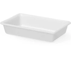 Hendi Plokščias duonos kepimo indas 3 l 340x235x70 mm - baltas
