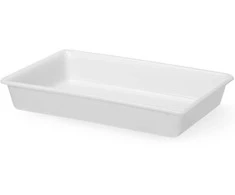 Hendi Plokščias duonos kepimo indas 8 l 480x330x80 mm - baltas