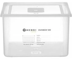 Hendi Pojemnik na jajka 8 tacek na 120 jaj OVOBOX 18 l 355 x 325 x 200 mm