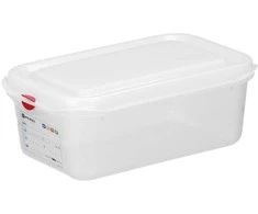 Hendi Maisto konteineris GN 1/4 su dangteliu su etikete 2,8 l 265x162x100 mm