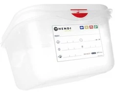 Hendi Maisto konteineris GN 1/6 su dangteliu su etikete 1,1 l 176x162x65 mm