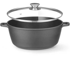 Hendi Puodas su dangčiu su nelimpančia danga 7,5 l 387x310x130 mm