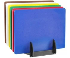Hendi 6 pjaustymo lentelių rinkinys su stovu 450 x 300 x 10 mm