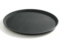 Hendi Padavėjo padėklas, neslystantis, atsparus, apvalus, skersmens. 41cm - juodas