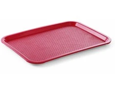 Hendi Taca su polipropylenu Fast Food 35x45cm - raudona