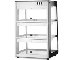 Hendi Reguliuojama šildoma vitrina, 3 lygiai, 50–70 °C, 500 W
