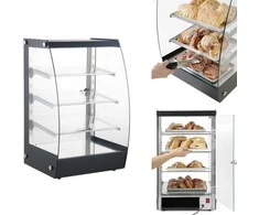Hendi Neutrali savitarnos vitrina maistui pateikti ir patiekti, LED, plotis 415 mm