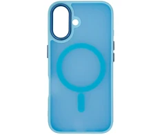 Hurtel Magnetic Collection MagSafe case Apple iPhone 16 – light dėklas telefonui mėlynos spalvos