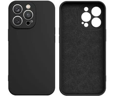 Hurtel Silicone dėklas skirtas Samsung Galaxy A56 5G – juodos spalvos