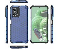 Hurtel Dėklas šarvuotas hibridinis dėklas, skirtas Xiaomi Redmi Note 12 5G / Poco X5 5G Honeycomb mėlyna