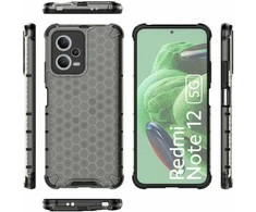 Hurtel Dėklas šarvuotas hibridinis dėklas, skirtas Xiaomi Redmi Note 12 5G / Poco X5 5G Honeycomb juoda
