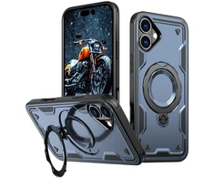 Hurtel Hybrid Armor Trendy MagSafe iPhone 16 – dėklas teleofnui mėlynos spalvos