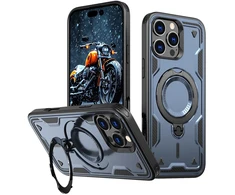 Hurtel Hybrid Armor Trendy MagSafe iPhone 16 Pro Max – dėklas telefonui mėlynos spalvos