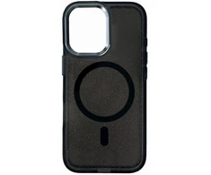 Hurtel Glitter dėklas skirtas Samsung Galaxy S26, MagSafe Compatible – juodos spalvos