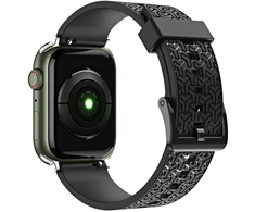 Hurtel Dirželis bransoleta do zegarka Apple Watch 38 / 40 / 41 mm - juoda