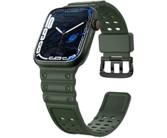 Hurtel Elastinis dirželis Apple Watch 38 / 40 / 41 mm - žalias