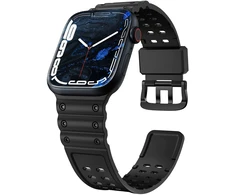 Hurtel Elastinis dirželis Apple Watch 38 / 40 / 41 mm - juodas
