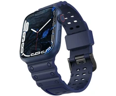 Hurtel Elastinis dirželis Apple Watch 38 / 40 / 41 mm - tamsiai mėlynas