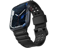 Hurtel Elastinis dirželis Apple Watch 38 / 40 / 41 mm - juodas