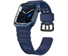 Hurtel Elastinis dirželis Apple Watch 38 / 40 / 41 mm - tamsiai mėlynas