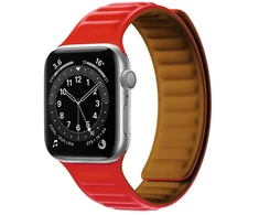 Dėklas „Hurtel Dirželis“ magnetinė apyrankė, skirta „Apple Watch 41 mm“ - raudona