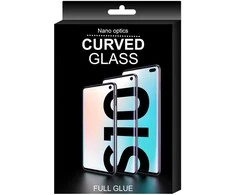 Hurtel 3D Edge Nano Flexi Glass stiklas Galaxy S21+ 5G – juodas