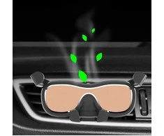 Hurtel Gravitacinis automobilinis išmaniojo telefono laikiklis oro angai su oro gaivikliu, sidabrinis (YC06)