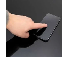 LCD apsauginis stikliukas "Wozinsky 5D Full Glue" Samsung S926 S24 Plus pritaikytas dėklui juodas