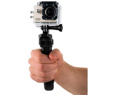 Hurtel Tvirtinimas su mini trikoju GoPro SJCAM veiksmo kameroms juodas