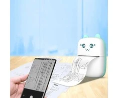 Hurtel Mini Kot termo etikečių spausdintuvas atsisiunčiamas telefonas bluetooth Fun Print mėlyna