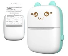 Hurtel Mini Kot termo etikečių spausdintuvas atsisiunčiamas telefonas bluetooth Fun Print mėlyna