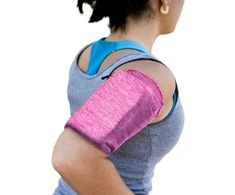 4Kom Hurtel Armband bėgiojimui mankštos fitneso rankovė S rožinė