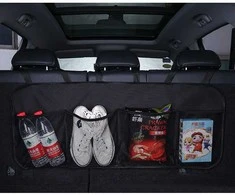 Hurtel Trunk Automobilio tvarkyklė galinės sėdynės atlošui bagažinei juoda