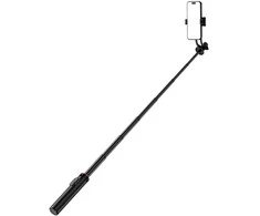 Wozinsky Selfie stick WC1Y2S 1.3m aluminum alloy telescopic tripod with phone holder – juodos spalvos