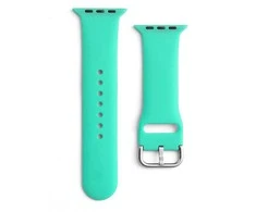 Hurtel Didmeninė prekyba silikonine laikrodžio apyranke Apple Watch Ultra 2-9/SE 42/44/45/49mm silikoniniu dirželiu APS mint